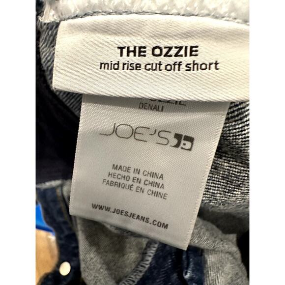 Joe’s Jeans – **MATERNITY** The Ozzie Mid Rise Cutoff Short (Denim Blue) – 27 - Picture 6 of 7